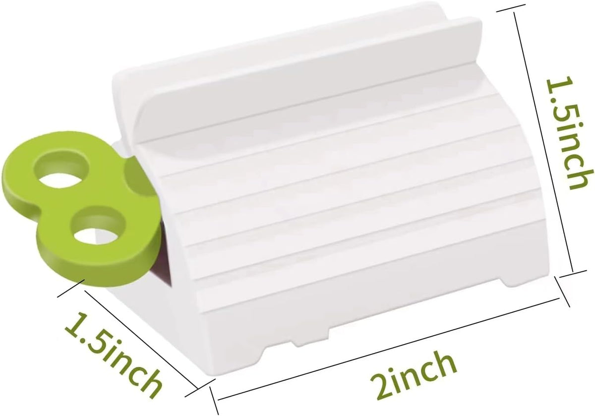 6 Pack Toothpaste Squeezer, Toothpaste Squeezer Rollers,Toothpaste Tube Squeezers Clip Holder Stand Winder